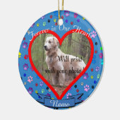 Dood of kat Pet Memorial Kerstmis Keramisch Ornament (Links)