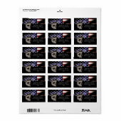 Dood of vrijheid etiket (Full Sheet)