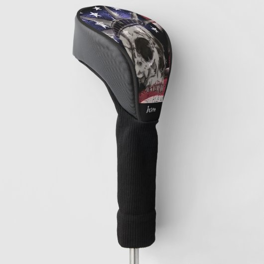 Dood of vrijheid golfheadcover (Schuin)