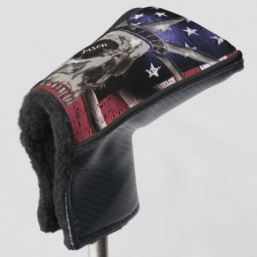 Dood of vrijheid golfheadcover (3/4 voorkant)