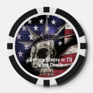 Dood of vrijheid poker chips