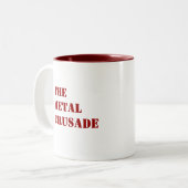 DOOD officiële logo- en metaalkrussisch mok (Voorkant links)