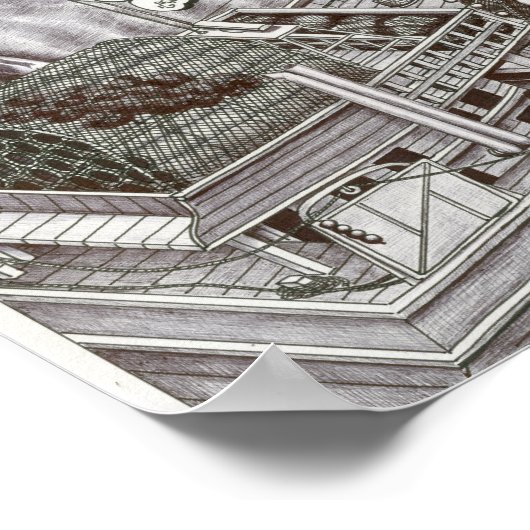 Dood Oog Poster, vannak Boat Poster (Hoek)