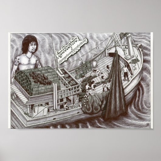 Dood Oog Poster, vannak Boat Poster (Voorkant)