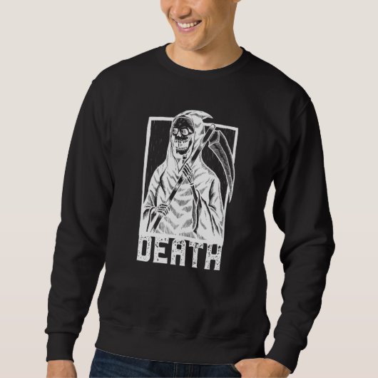 Dood Oogst Zeis Man Satan Trui (Voorkant)