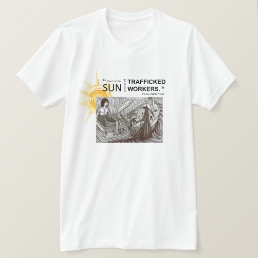 Dood oogT-shirt met Vannak Quote 2 T-shirt (Design voorkant)