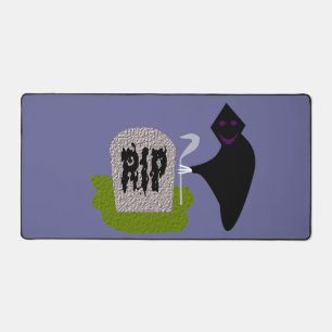 Dood op begraafplaats Halloween Bureaumat