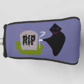 Dood op begraafplaats Halloween Golf Hoesje Golfheadcover (Voorkant)