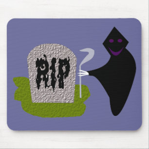Dood op begraafplaats Halloween Mousepad Muismat