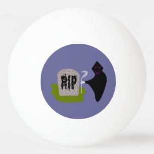 Dood op begraafplaats Halloween Ping Pong Ball