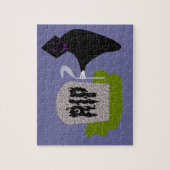 Dood op begraafplaats Halloween Puzzle Legpuzzel (Verticaal)