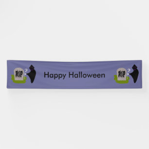 Dood op begraafplaats Halloween Spandoek