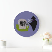 Dood op begraafplaats Halloween Wall Clock Grote Klok (Huis)