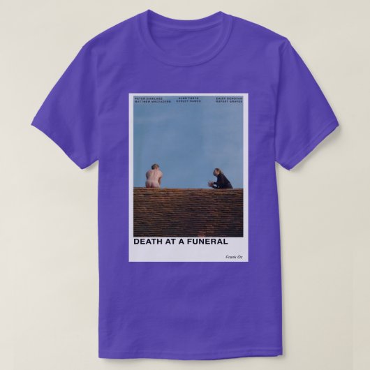 Dood op een begrafenis t-shirt (Design voorkant)