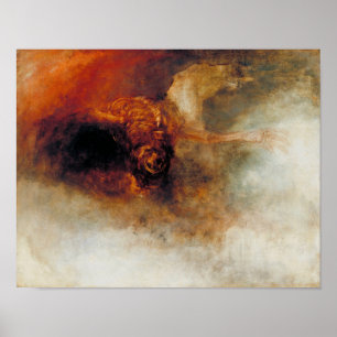 Dood op een bleek paard door J. M. W. Turner Poster
