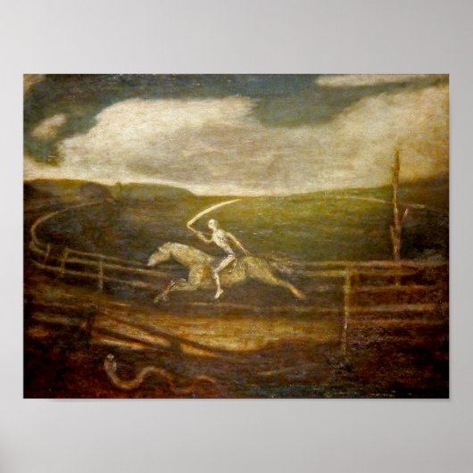 Dood op een Bord [The Race Track] door Ryder Poster (Voorkant)