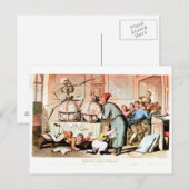 Dood op het Wereldbol briefkaart (Voorkant / Achterkant)