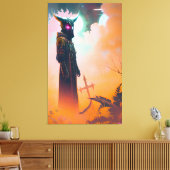 Dood Opgewarmd Canvas Afdruk (Insitu (Woonkamer))