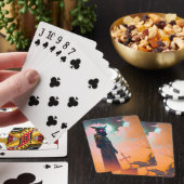 Dood Opgewarmd Pokerkaarten (Insitu)