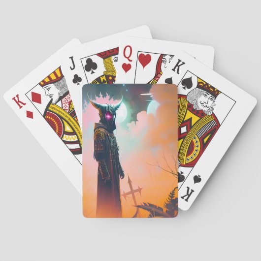 Dood Opgewarmd Pokerkaarten (Achterkant)
