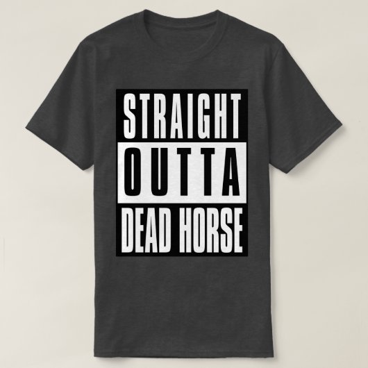 dood paard t-shirt (Design voorkant)