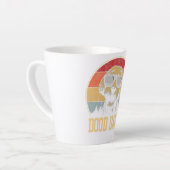 Dood papa poodle vader poodle houdt van dag latte mok (Linkerhoek)