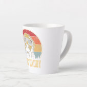 Dood papa poodle vader poodle houdt van dag latte mok (Rechterhoek)