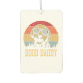 Dood papa poodle vader poodle houdt van dag luchtverfrisser (Voorkant)