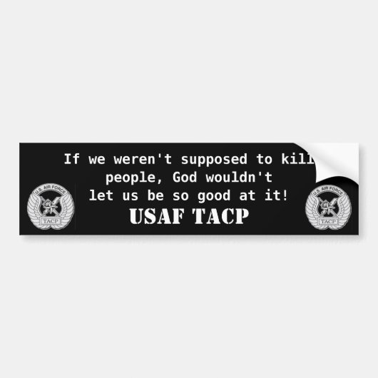 Dood People Bumper - zwart Bumpersticker (Voorkant)