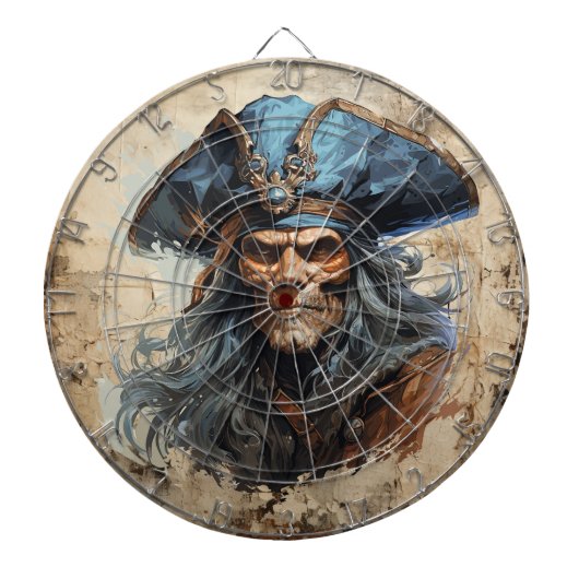 Dood Pirate Dartboard Dartbord (Voorkant)