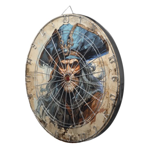 Dood Pirate Dartboard Dartbord (Voorkant Rechts)