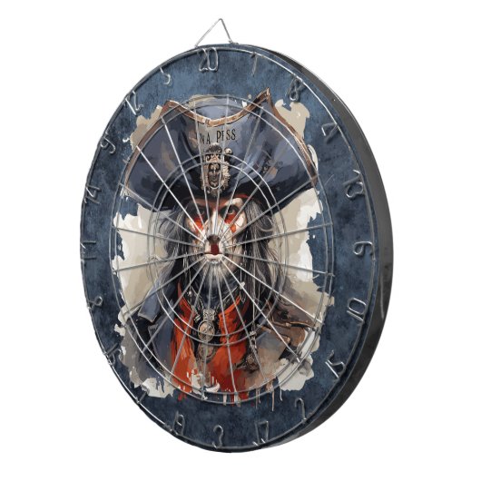 Dood Pirate Dartboard Dartbord (Voorkant Rechts)