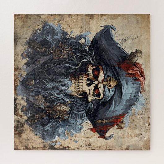 Dood Pirate Puzzel (Horizontaal)