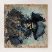 Dood Pirate Puzzel Legpuzzel (Horizontaal)