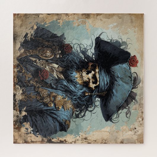 Dood Pirate Puzzel Legpuzzel (Horizontaal)
