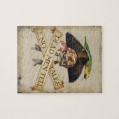 Dood Pirate Skull en Crossbones Legpuzzel (Horizontaal)