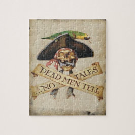 Dood Pirate Skull en Crossbones Legpuzzel