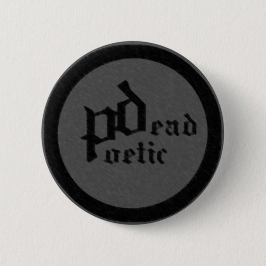 dood poëtisch (band) ronde button 5,7 cm (Voorkant)