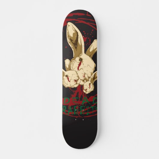 DOOD-RABBITS PERSOONLIJK SKATEBOARD (Voorkant)