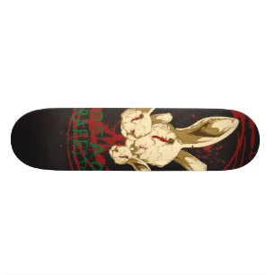 DOOD-RABBITS PERSOONLIJK SKATEBOARD