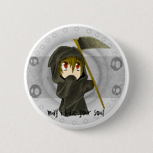 dood ronde button 5,7 cm