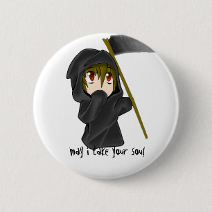 dood ronde button 5,7 cm