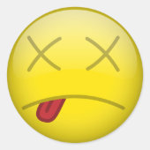 dood ronde sticker (Voorkant)