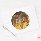 dood ronde sticker (Envelop)