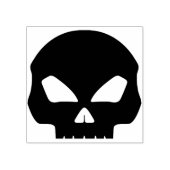 Dood schedel silhouet kunst stempel (Afrduk)