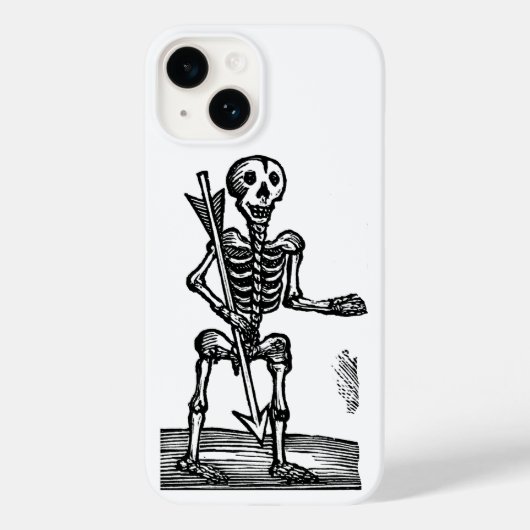 Dood skelet Case-Mate iPhone case (Achterkant)
