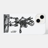 Dood skelet Case-Mate iPhone case (Achterkant (horizontaal))