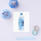 Dood Snowman Gesmolten gebotteld water Flyer (Enkel)