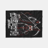 Dood Stalker Grim Reaper Hond Halloween Fleece Deken (Voorkant (Horizontaal))