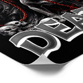 Dood Stalker Grim Reaper Hond Halloween Poster (Hoek)